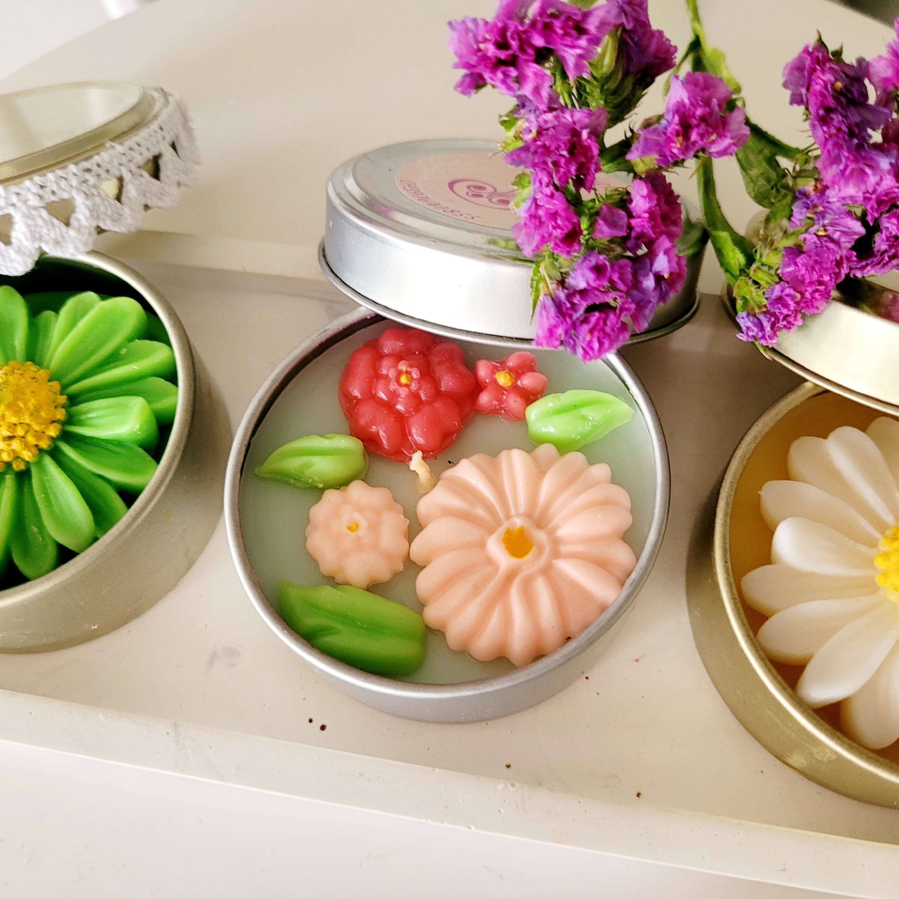 شمع قوطی فلزی