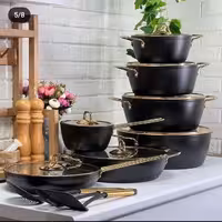 سرویس قابلمه ی گرانیتی( kzp) 17پارچه 