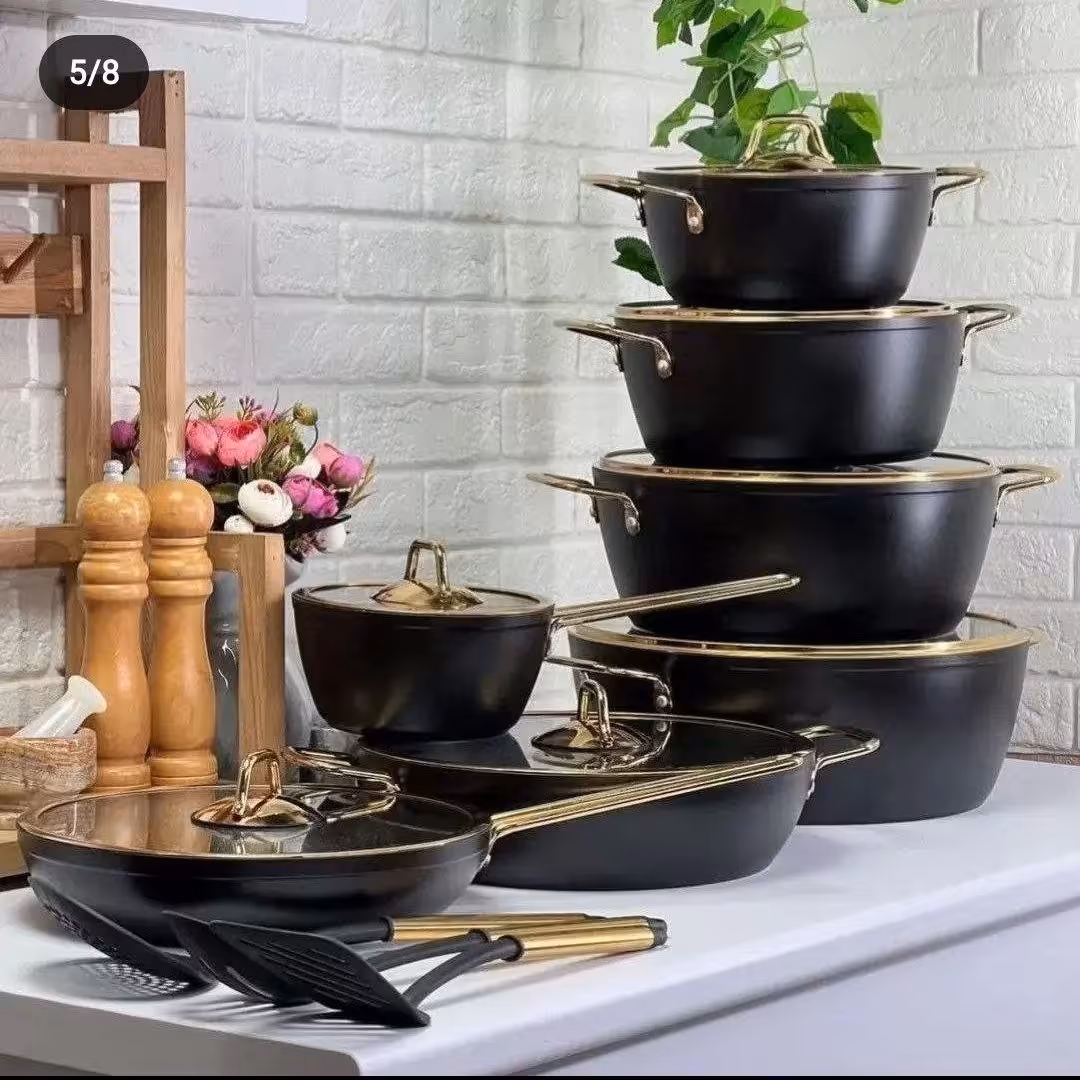 سرویس قابلمه ی گرانیتی( kzp) 17پارچه 