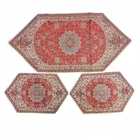 ست 3 تکه رومیزی ترمه صفائی کد 2432