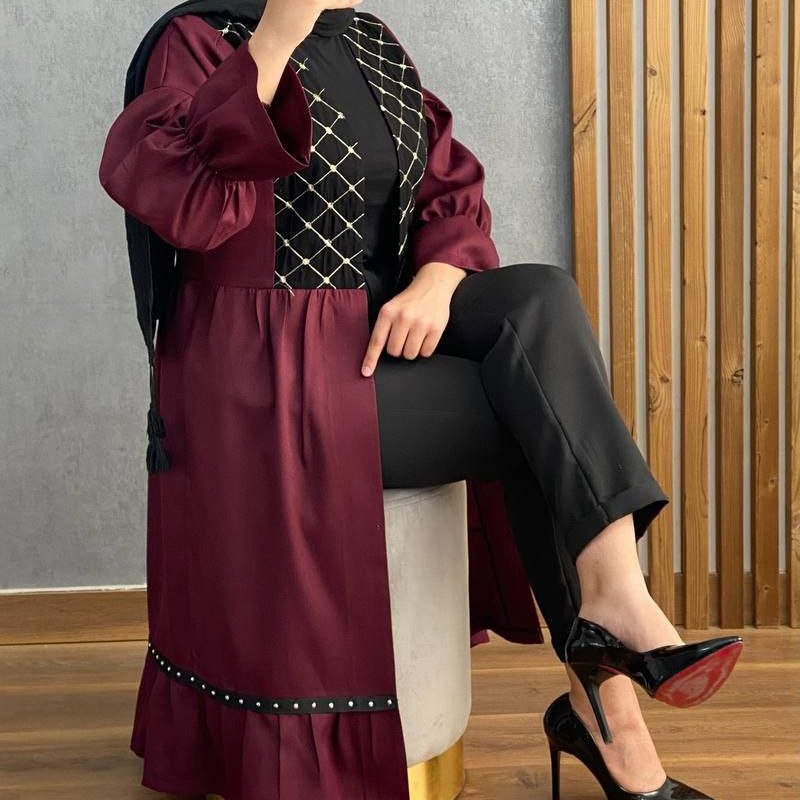 مانتو مزونی شیک و زیبای زنانه مانتو عید
