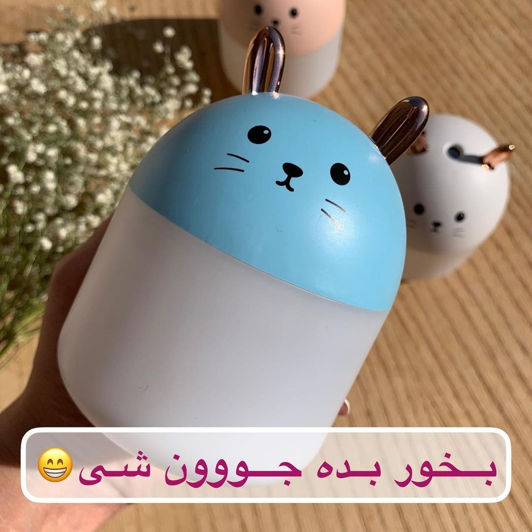 دستگاه بخور سرد و چراغ خواب فانتزی طرح گربه