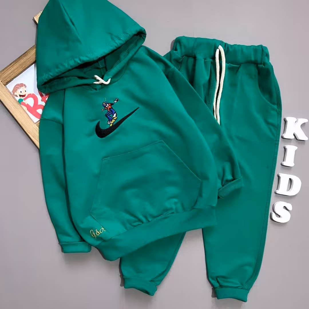  هودی شلوار اسپرت نایک دورس پنبه  گرم بالا سایز 45 تا 65
