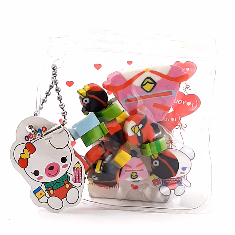 خرید پاک کن فانتزی طرح Angry Birds کیف دار