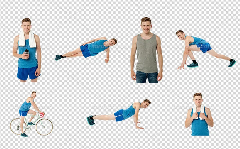 عکس PNG انواع حالات ورزشی | گرافیک با طعم تربچه