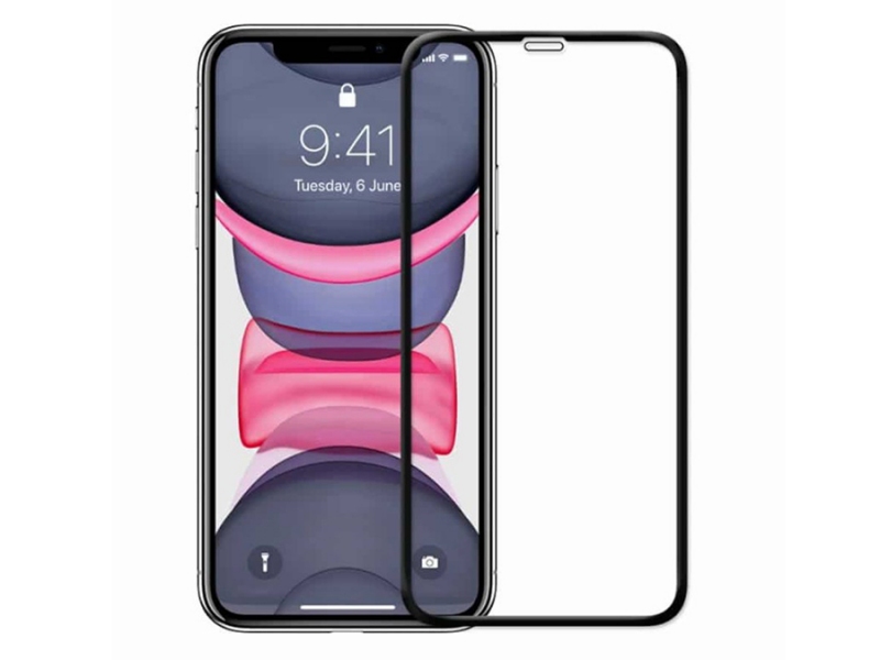 محافظ صفحه نمایش شیشه ای تمام صفحه آیفون RG Full Glass Apple iPhone 11 Pro Max