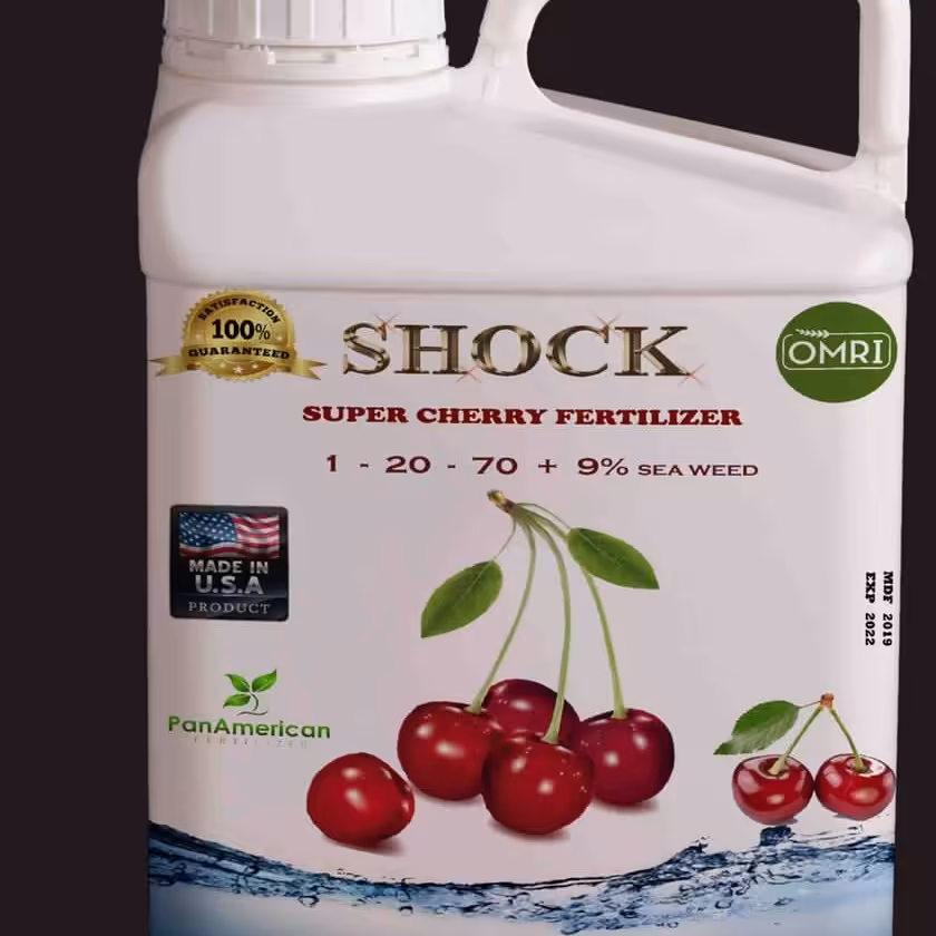 کود مخصوص گیلاس 5 لیتری شوک محصول آمریکا