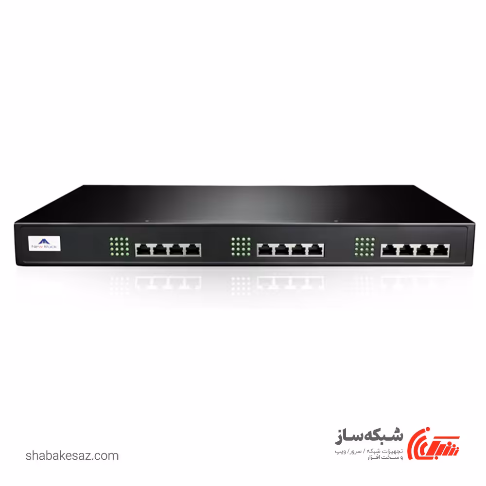 قیمت و خرید ویپ گیت وی نیوراک NewRock MX60 شانزده پورت FXO - شبکه ساز