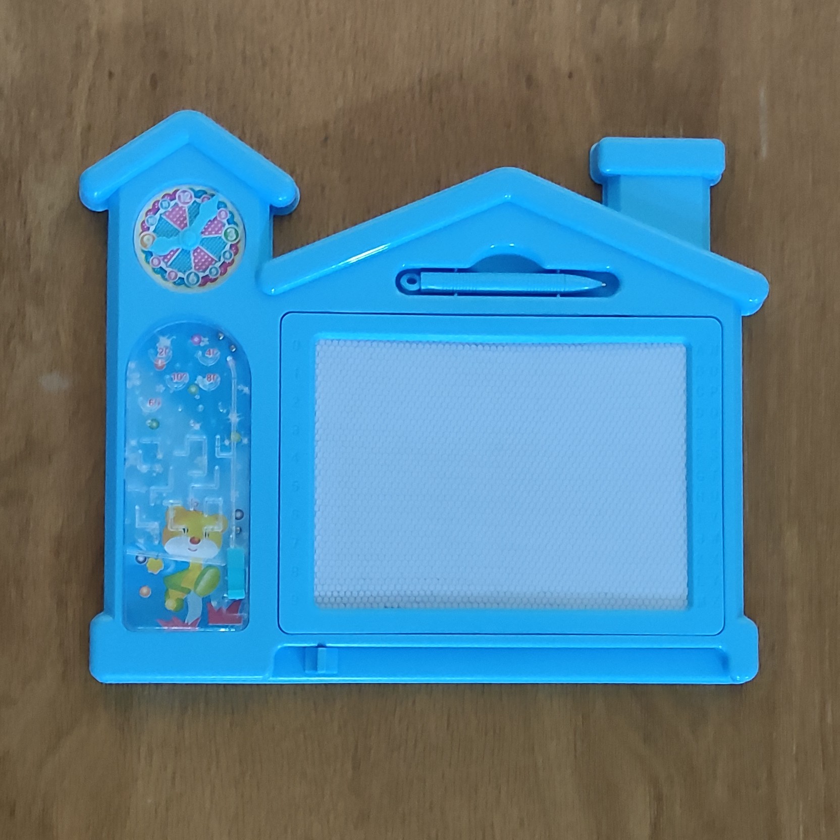 تخته وایت برد مغناطیسی  آهنربایی کودک طرح خانه مدل fd40خارجی وارداتی مناسب نقاشی و اموزش و تمرین نوشتن