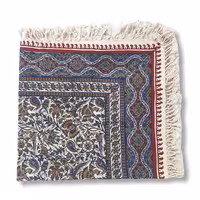 سفره قلمکاری 80×80 طرح گل و مرغ اعلا