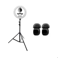 کیت تولید محتوا رینگ لایت هیرو Hero YQ-520A ، پایه نور805 و میکروفون R8