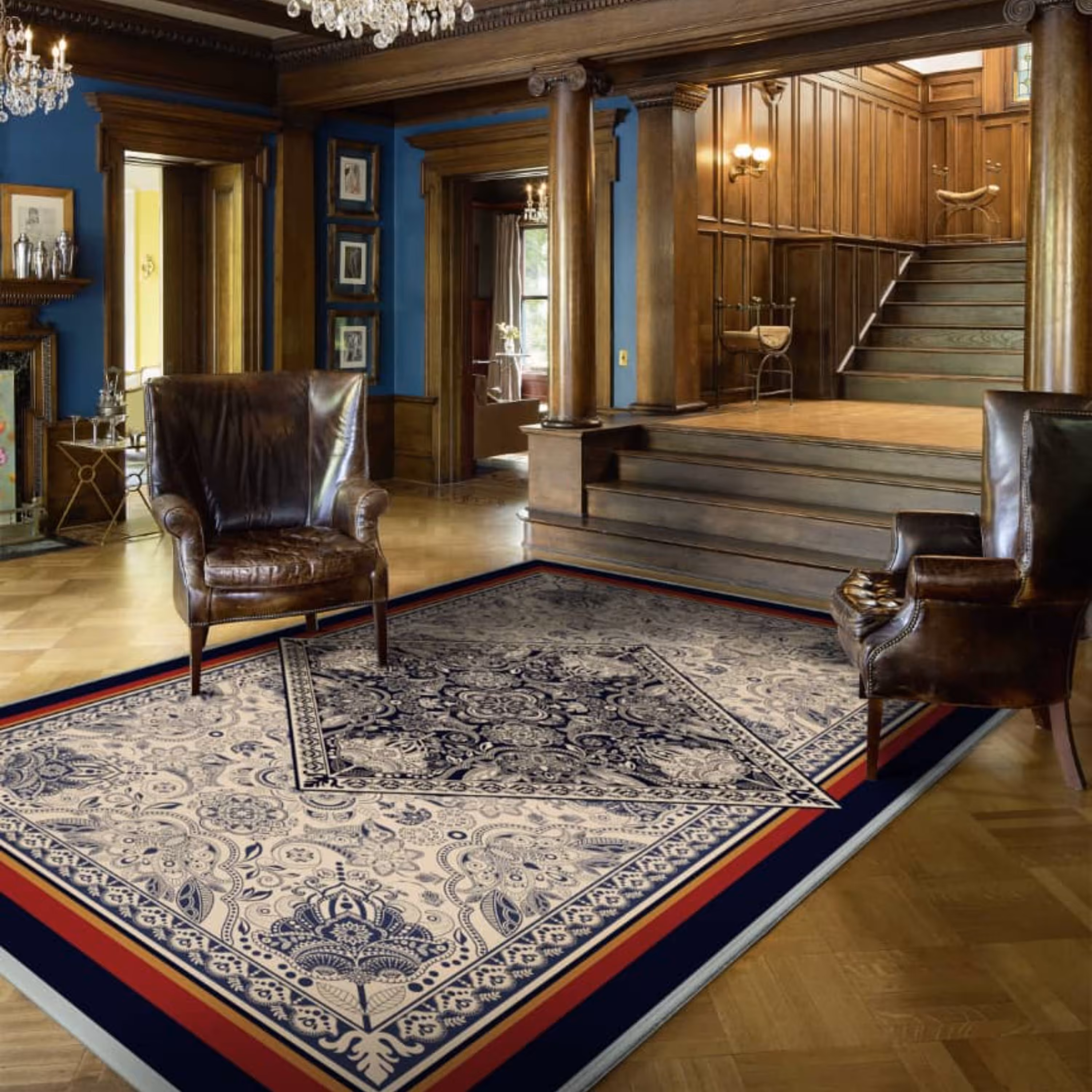 روفرشی کشدار (روکش فرش) شانل ضخیم  ضد آب و ضد لک سایز 12متری (قابل شستشو) کد 810