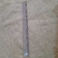 خط کش 30 سانت کریستالی 