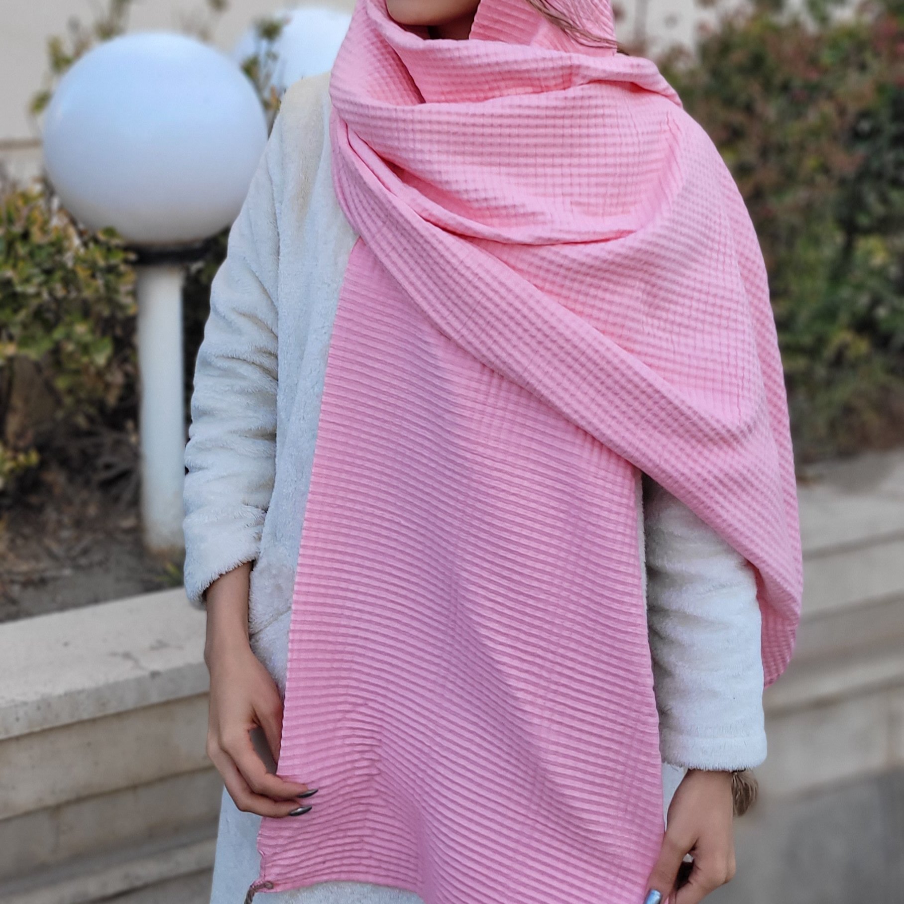 شال زمستانه ساده