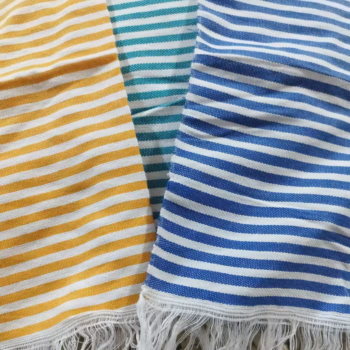 دستمال صد در صد نخ با آبگیری بالا بافته شده در کارگاههای خانگی 