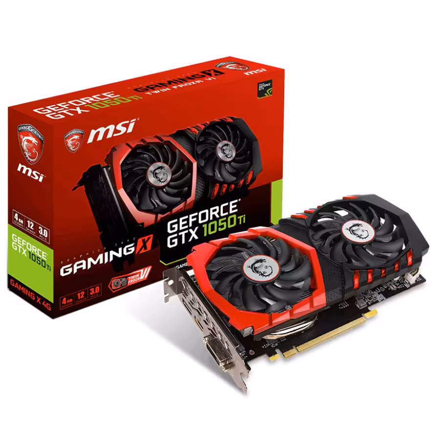 کارت گرافیک ام اس آی مدل جی تی ایکس 1050 تی آی گیمینگ ایکس با ظرفیت 4 گیگابایت