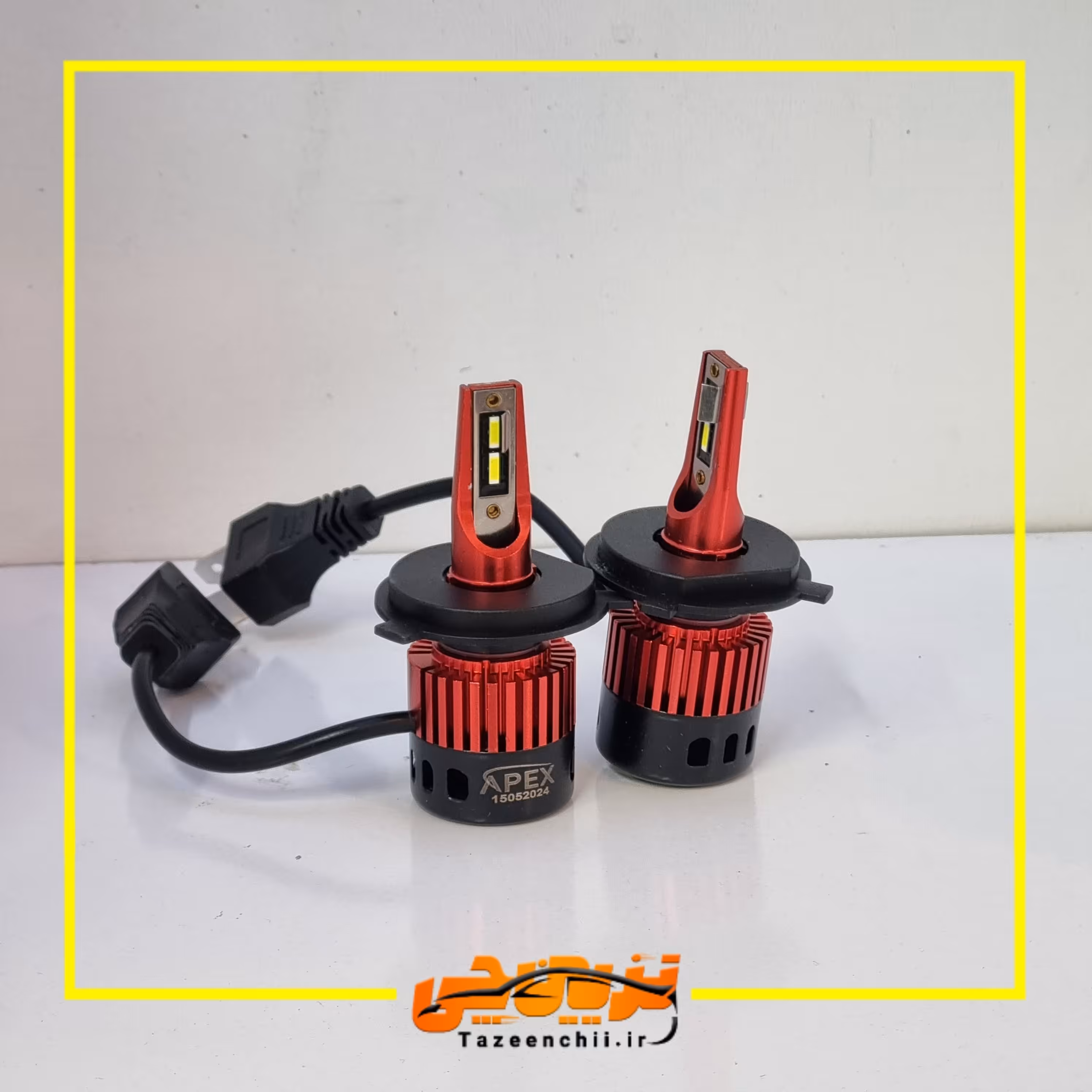 لامپ هدلایت خودرو مدل F10پایه h4 چیپ csp یکسال گارانتی و ارسال رایگان