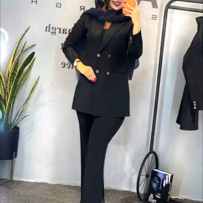 کت و شلوار مشکی مجلسی