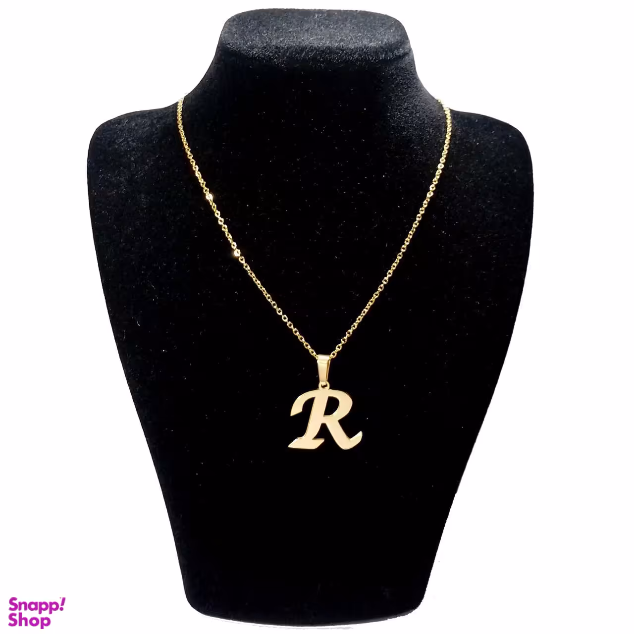 گردنبند زنانه طرح حرف R کد u18