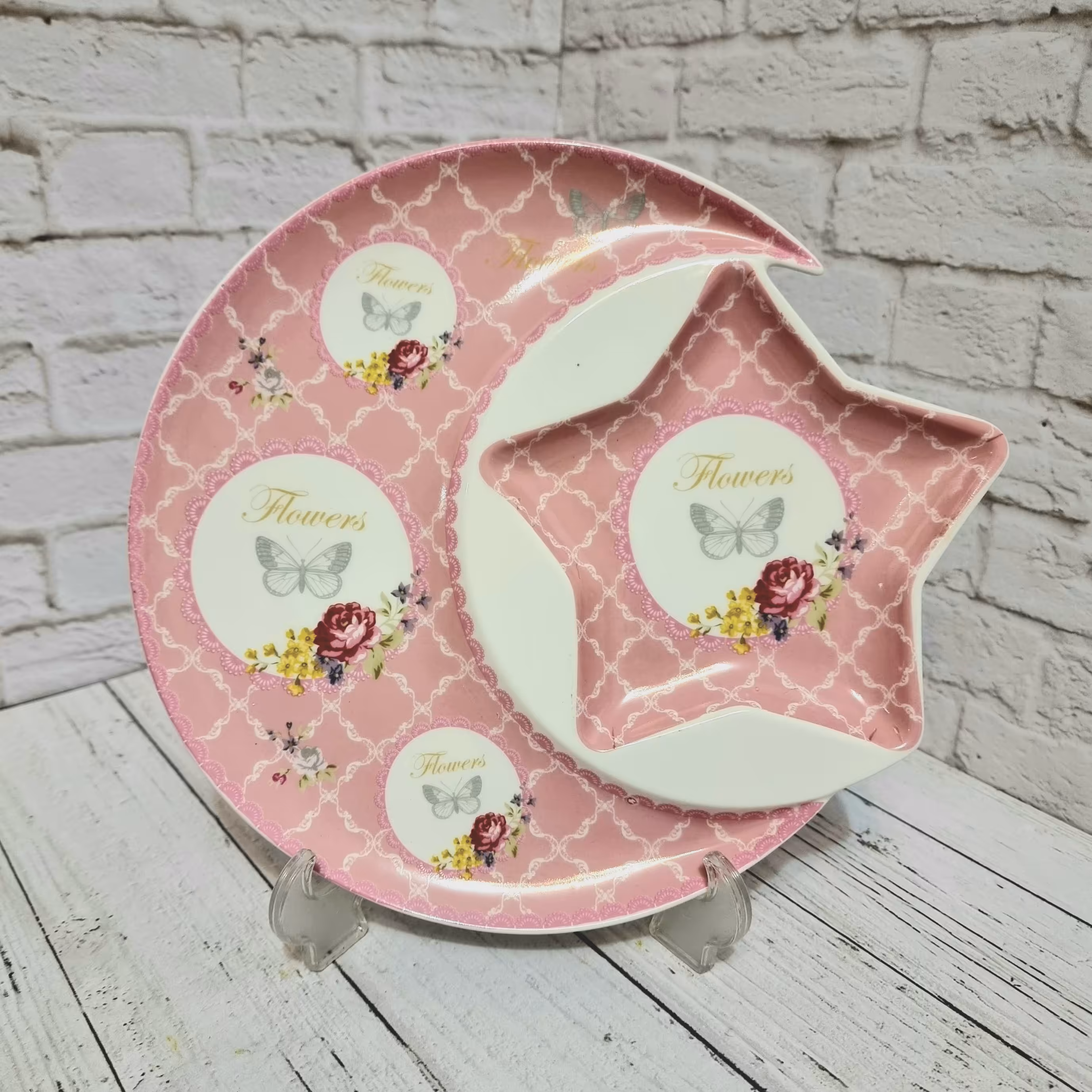 اردوخوری سرامیکی طرح ماه و ستاره