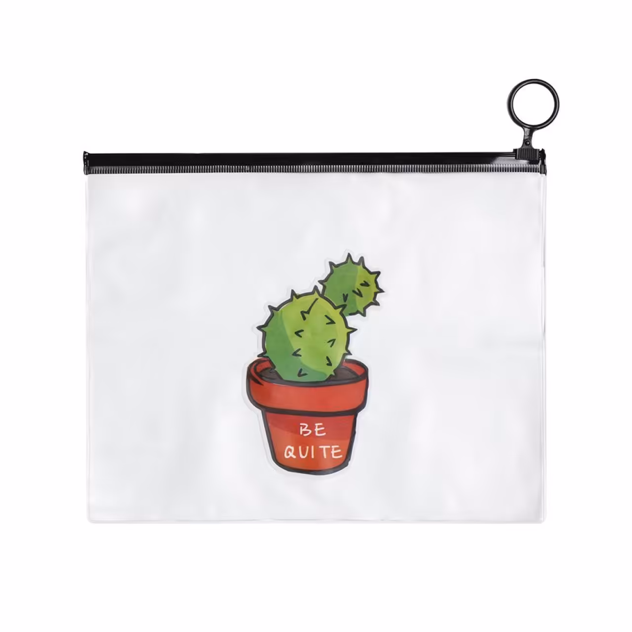 پوشه زیپ دار طرح کاکتوس 1-9909