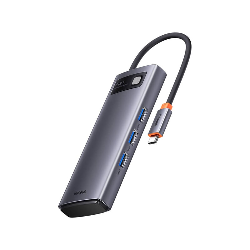 هاب 6 پورت USB-C باسئوس مدل WKWG030213