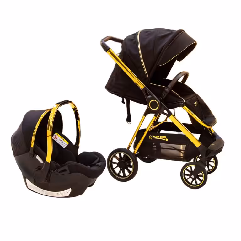 ست 2 تکه کالسکه و کریر  بیبی استار مدل بیبی 6 baby star