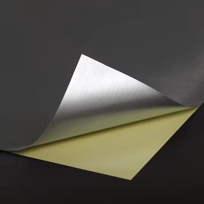 100 ورق لیبل متالایز نقره ای خشدار 48 در 70 کانتک کره جنوبی 