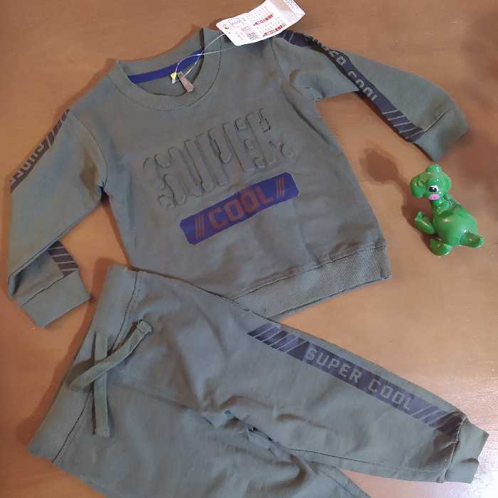 ست بلوز شلوار برند ارکسترا، بسیار شیک، مناسب برای 2 سال، پوشاک بچگانه، ست اسپرت