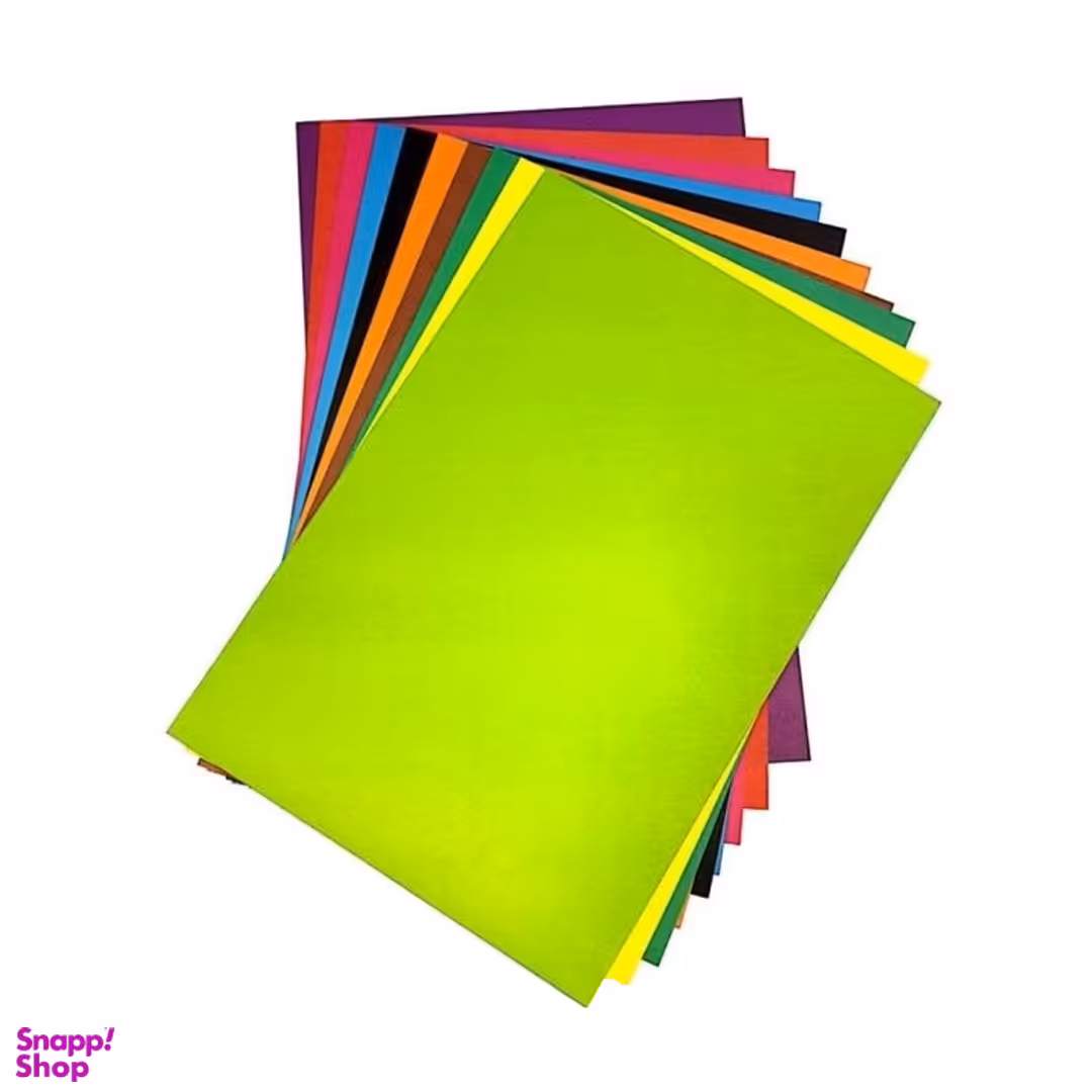 مقوای رنگی 10 رنگ بسته 10 عددی