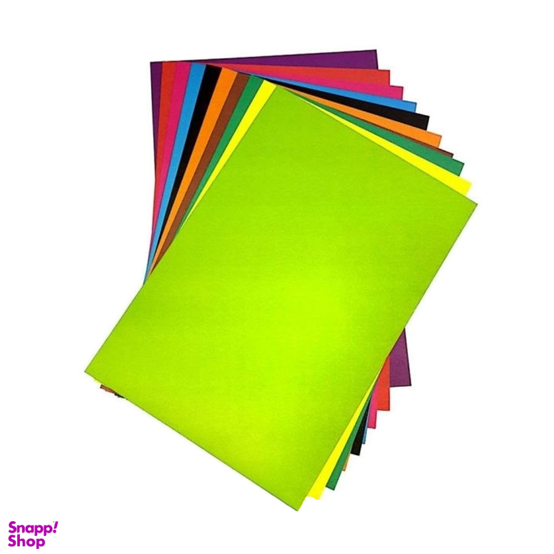 مقوای رنگی 10 رنگ بسته 10 عددی