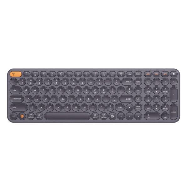 کیبورد بی سیم بیسوس مدل K01B Wireless Tri-Mode | آرکا 90