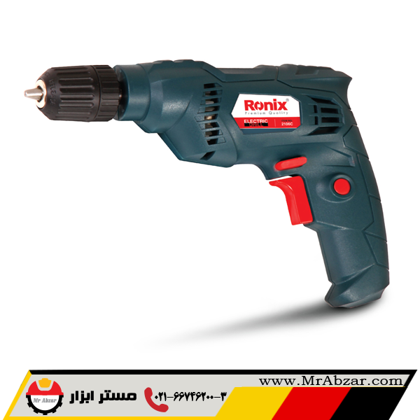 دریل 6.5 میلی متر اتوماتیک 400 وات رونیکس 2106C