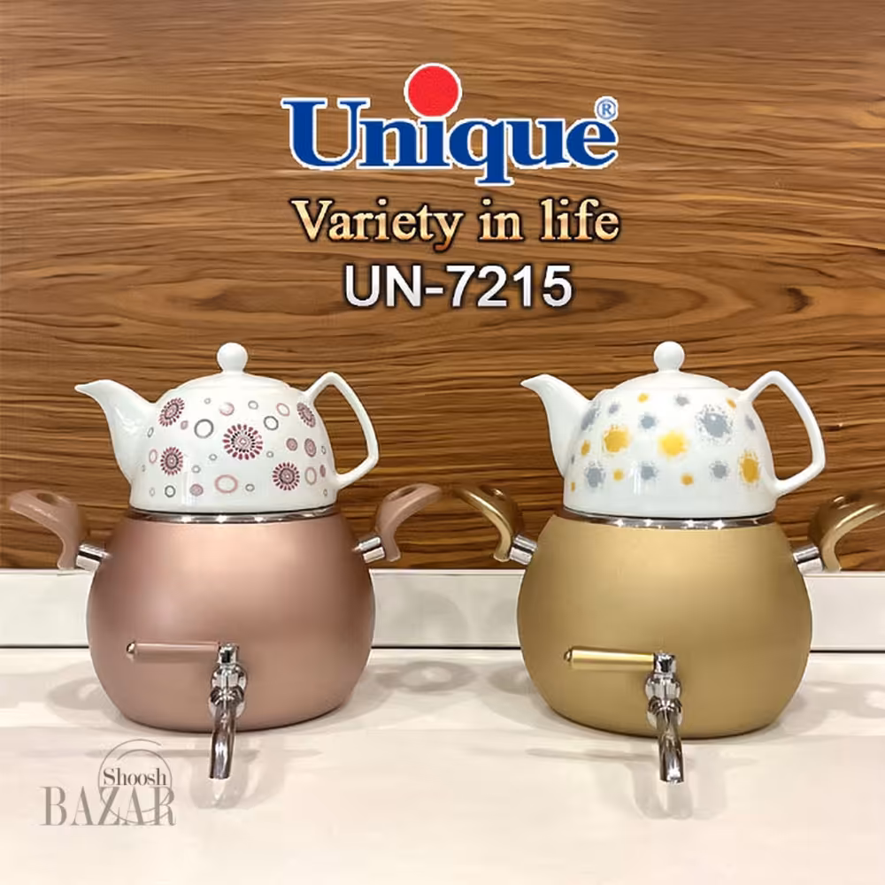 کتری و قوری فانتزی رنگی یونیک کد 7215