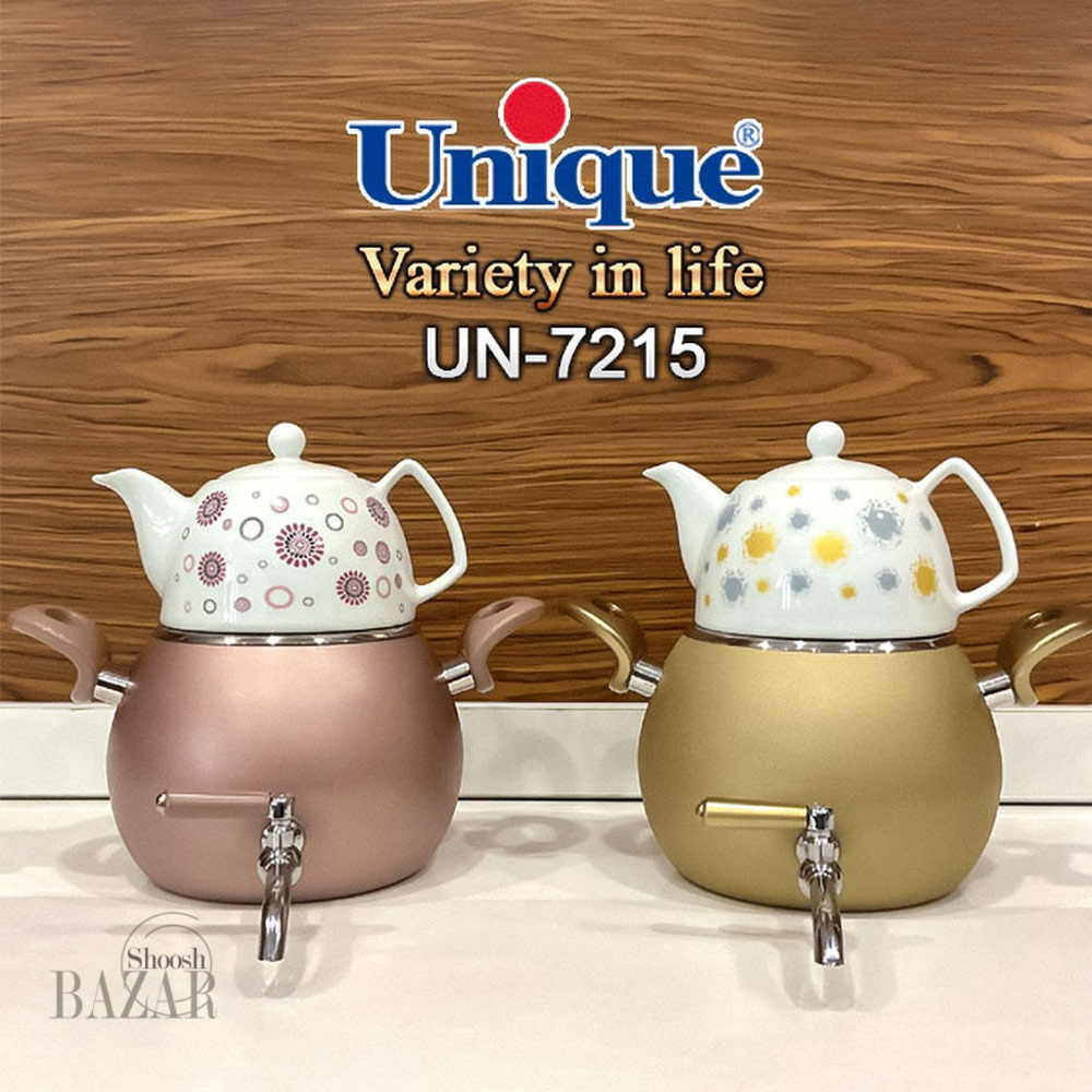 کتری و قوری فانتزی رنگی یونیک کد 7215