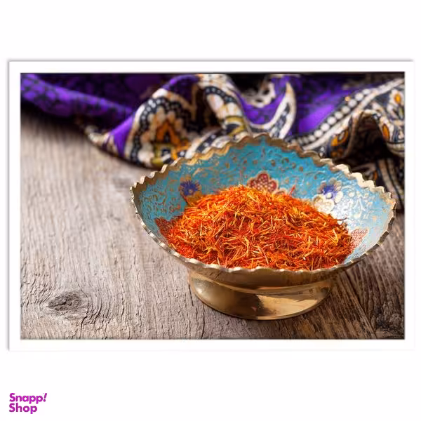 تابلو نوری بکلیت طرح ادویه گل زرد مدل W-S576
