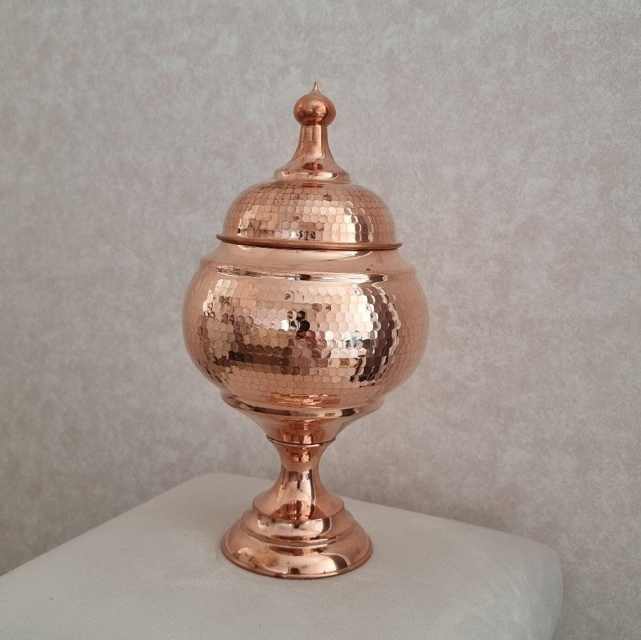 شکلات خوری مسی گنبدی چکشی زنجان 