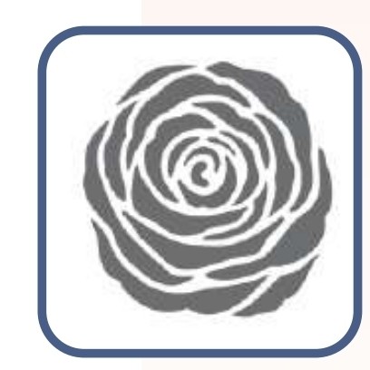 شابلون کوچک گل  سایز 10 در 10 کد 156