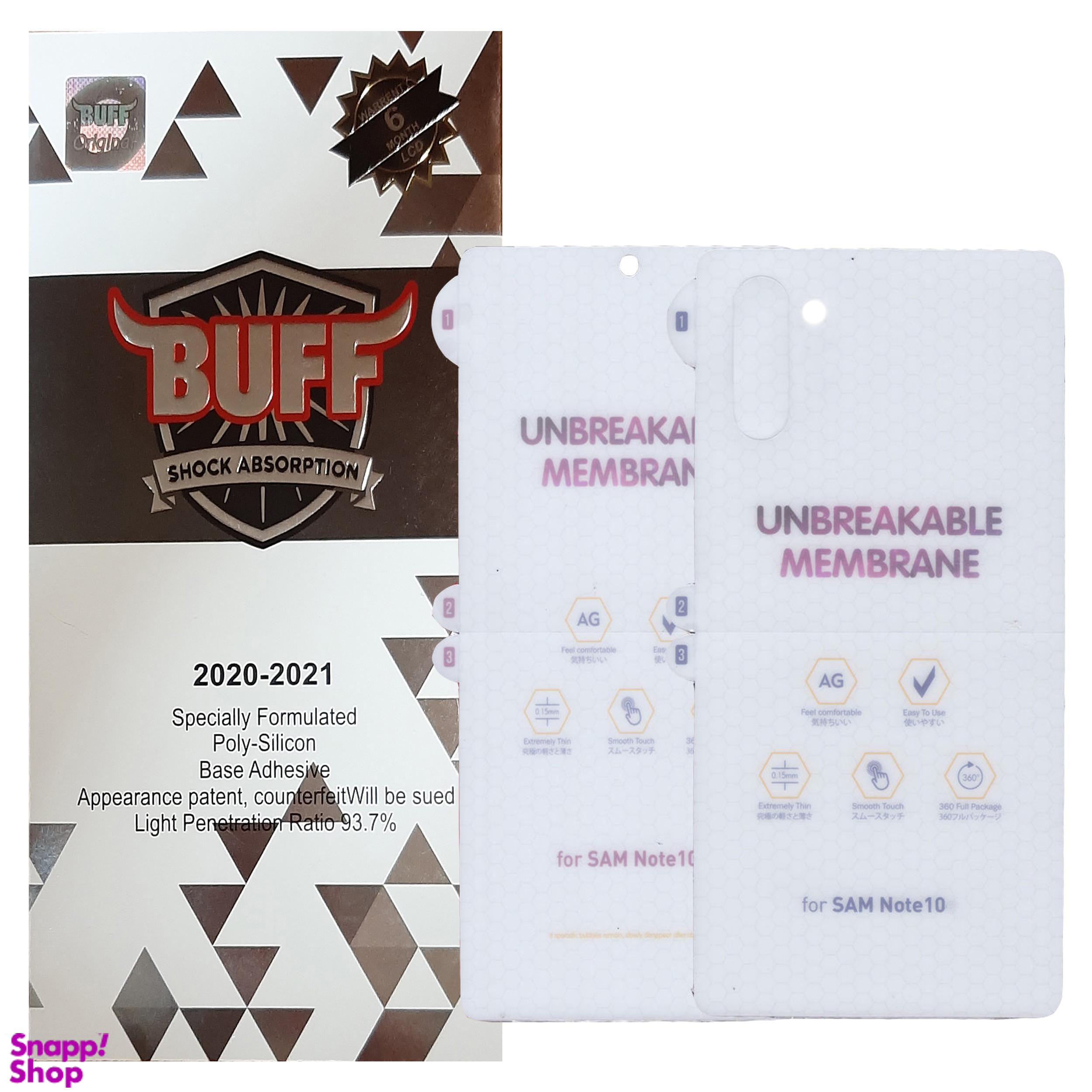 محافظ صفحه نمایش و پشت گوشی بوف مدل HgM15 مناسب برای گوشی موبایل سامسونگ Galaxy Note 10