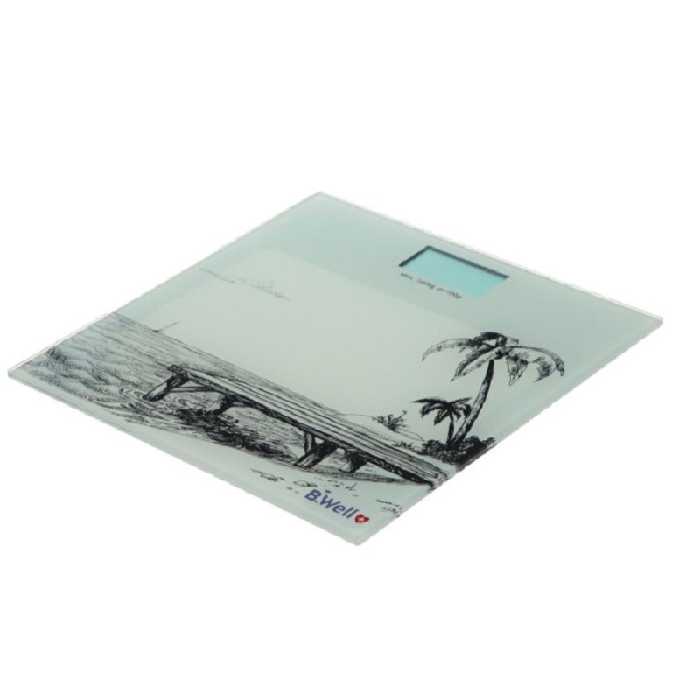 ترازو B.well سوئیسی صفحه شیشه ای(دو سال گرانتی) 