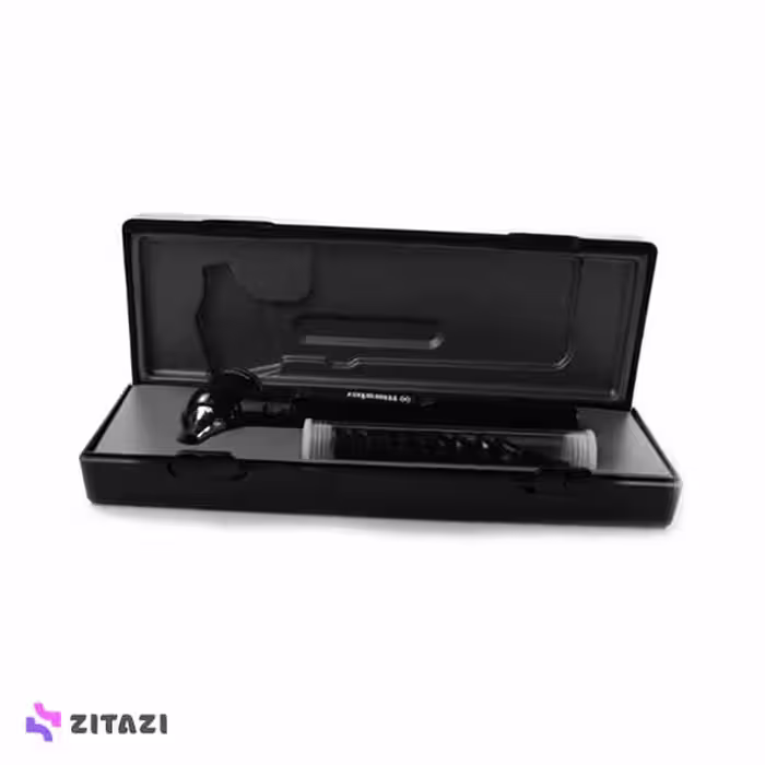 مجموعه اتوسکوپ مشکی E-scope Fiber Optik Otoskop Led 3,7v Black Otoscope