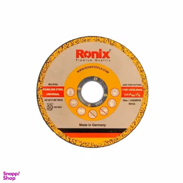 سنگ برش استیل مینی رونیکس کد RH-3743 قطر 115 میلی متر