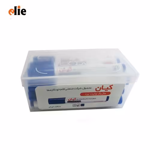 ماژیک وایت برد کیان بسته 12 عددی نوک تخت