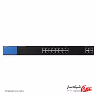 قیمت و خرید سوییچ لینکسیس Linksys LGS318 رکمونت 16 پورت گیگابیت با 2 پورت گیگابیت یا 2 پورت SFP - شبکه ساز