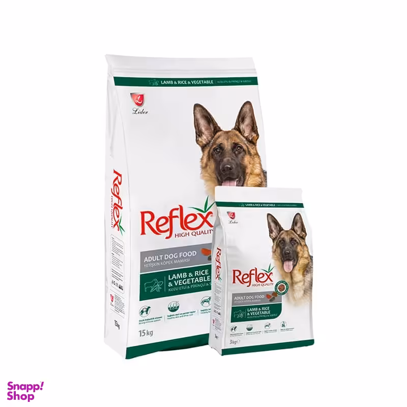 غذای خشک سگ فله مدل رفلکس مدل بره و سبزیجات وزن 1 کیلوگرم