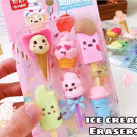 پاکن فانتزی طرح بستنی با رنگ بندی و طرح جذاب