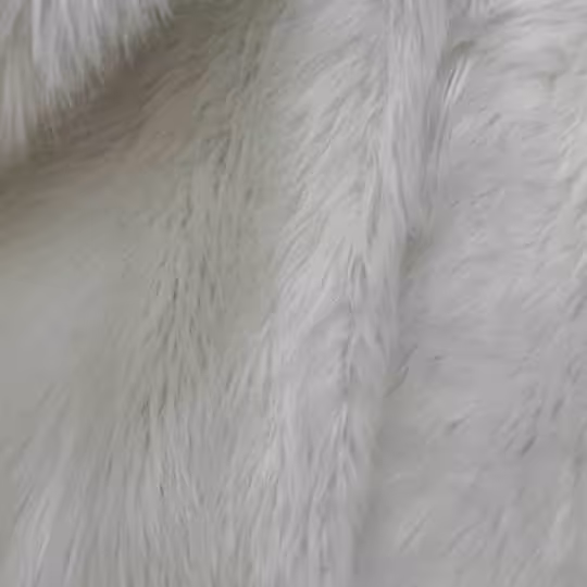 خز سفید پالتویی جنس ترک