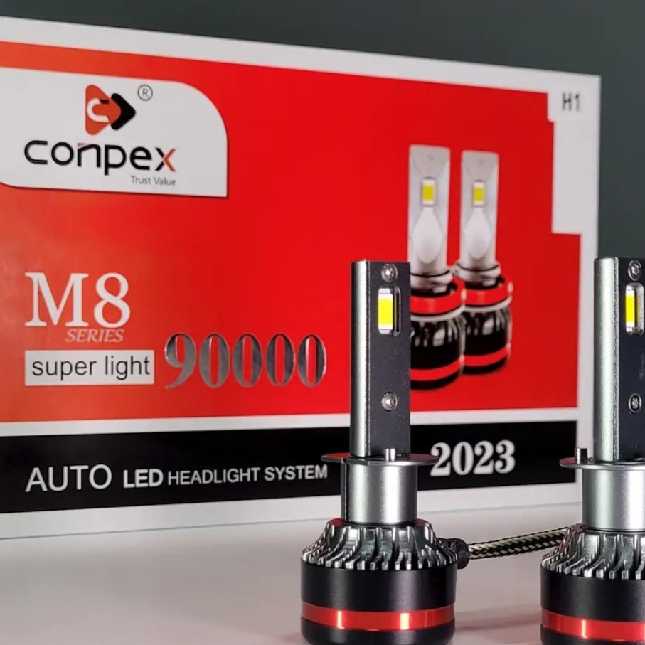 هدلایت کانپکس m8 مدل 90000  محصول 2023  پایه های H1 H7 H11 9005 880 H3 