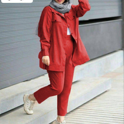 مانتو شلوار زنانه میکرو اعلا مدل ست ماندانا