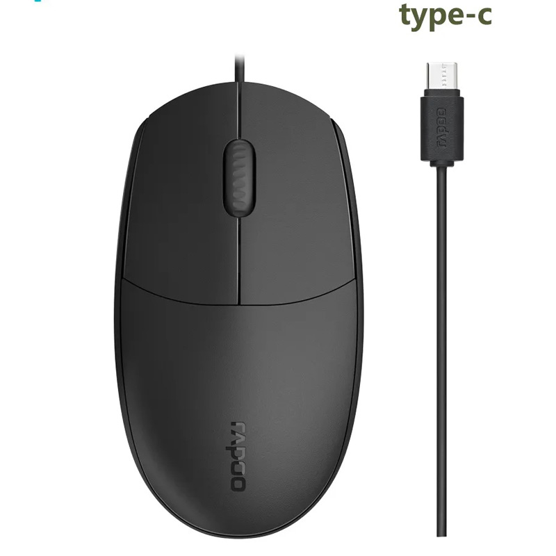 ماوس سیم‌دار رپو Rapoo N100C Type-C